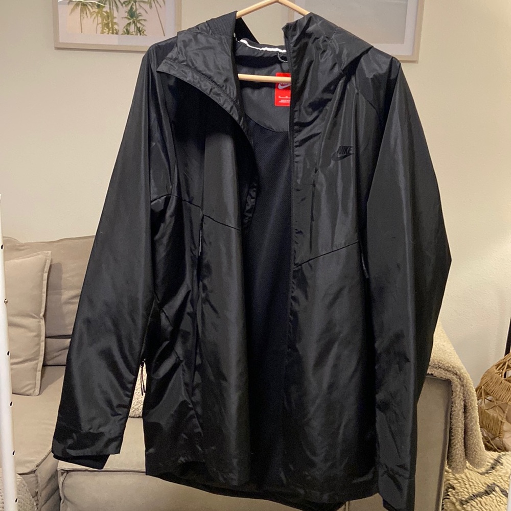 Nike Lab. Black jacket. Black Nike Logo. Men’s size XL